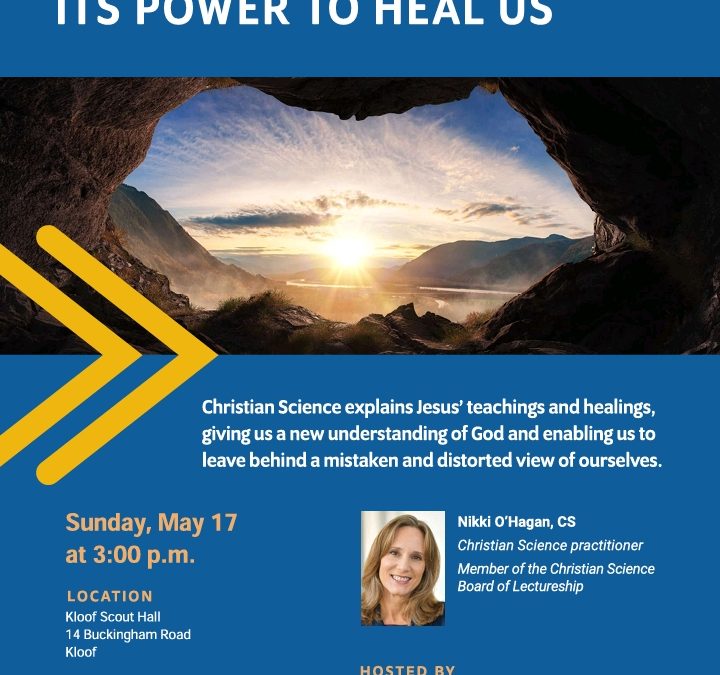 Public talk: Kloof: The Science of God and its Power to Heal Us